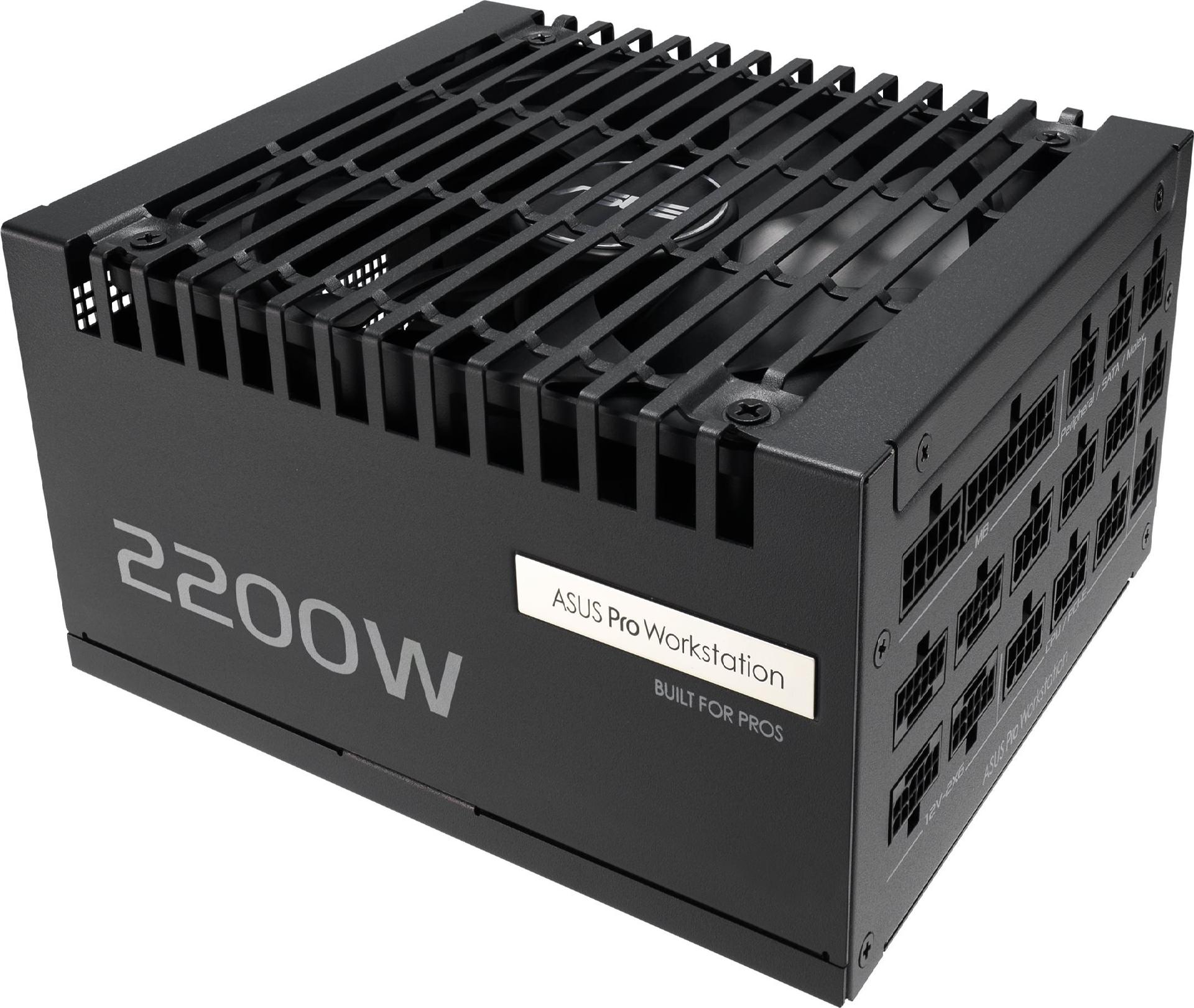 ASUS Pro WS 2200W ATX Netzteil ATX3.1 PCIe5.1 80+ Platinum schwarz (90YE00Z1-B0NA00)