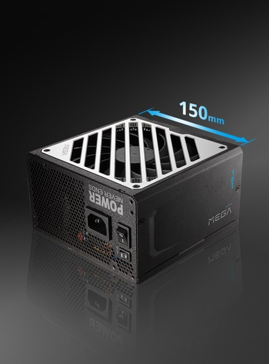 FSP MEGA-1000GM 1000 W ATX 3.1 80 Plus Gold vollmodular Schwarz