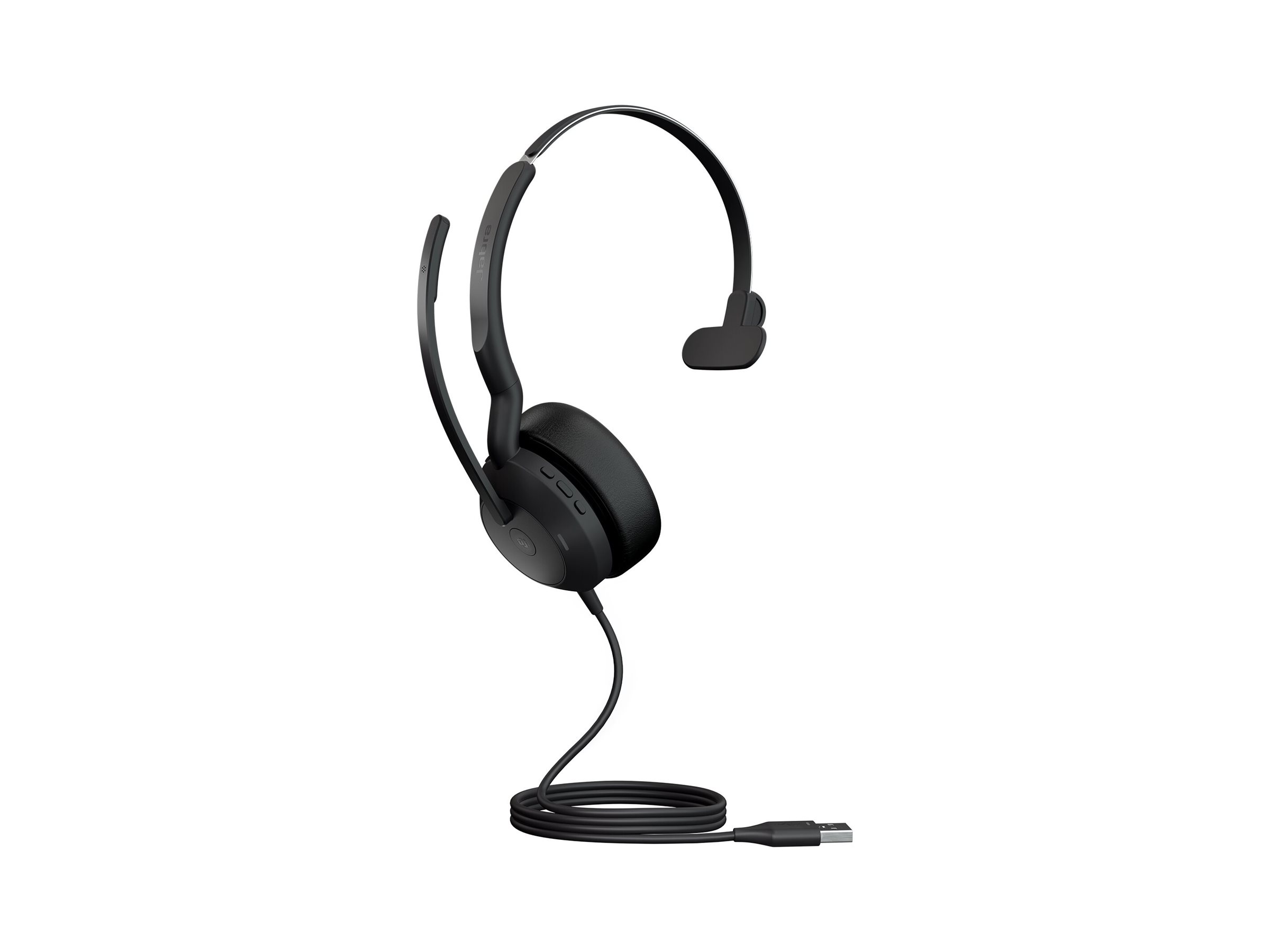 Jabra Evolve2 50 UC Mono On-Ear Headset USB-A Schwarz