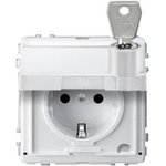 Merten MEG2316-7219. Buchsen-Typ: Typ F. Produktfarbe: Weiß, Internationale Schutzart (IP-Code): IP44. Eingangsspannung: 250 V, Stromstärke (maximal): 16 A. Anzahl enthaltener Produkte: 1 Stück(e) (MEG2316-7219)