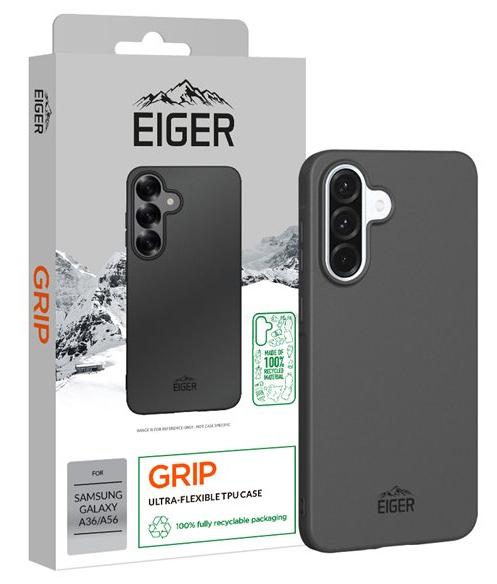 Eiger Grip Case GRS für Samsung Galaxy A36/A56 6,7" Schwarz