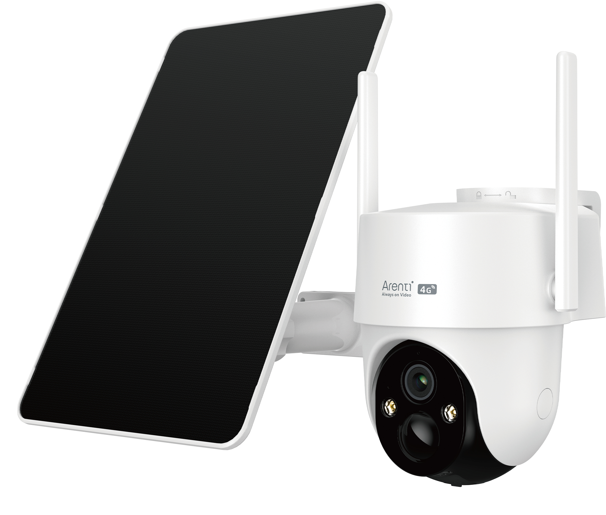 Arenti GO3G Kit3 IP-Überwachungskamera 3 MP 2304 x 1296 Pixel Tag/Nacht LTE