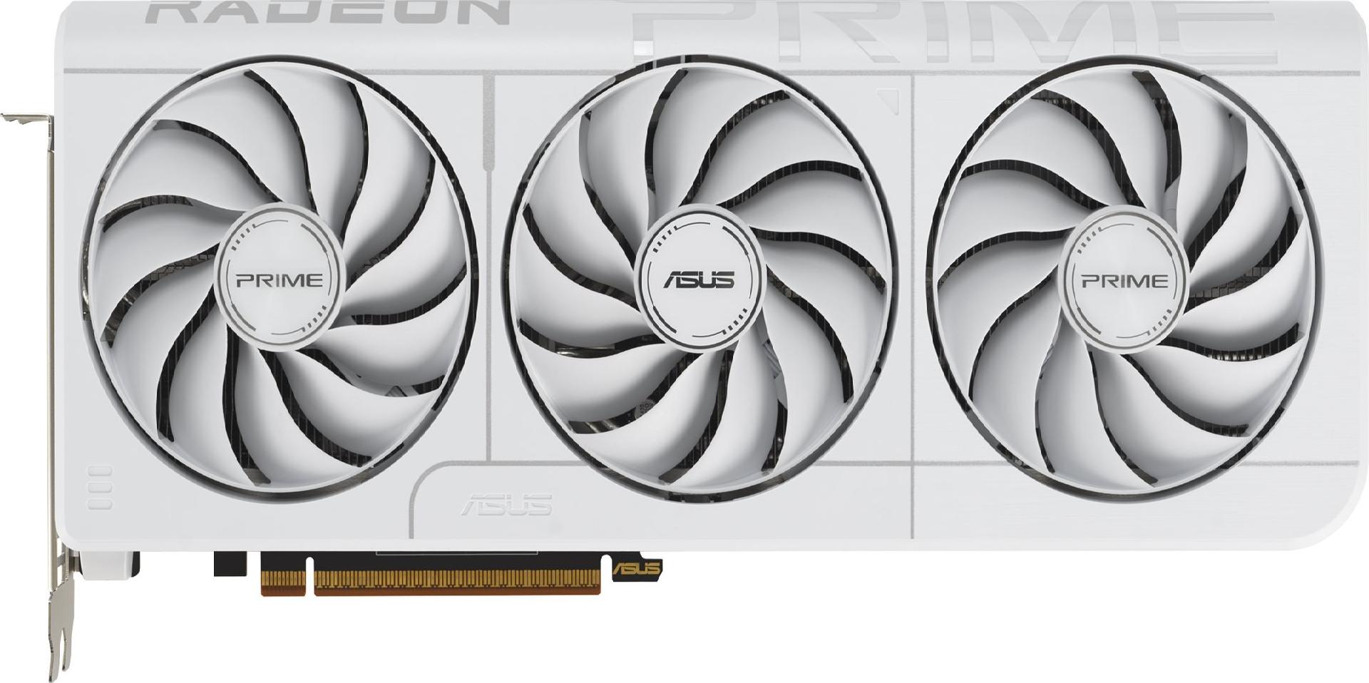 ASUS Prime Radeon RX 9070 XT White OC Edition GDDR6 Graphics Card PCIe 5.0 HDMI 2.1 (90YV0L75-M0NA00)