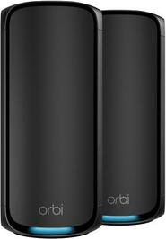 NETGEAR ORBI 970 MESH-WIFI-7-SET OF 2 QUAD-BAND-MESH BLACK (RBE972SB-100EUS)