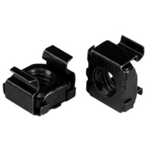 StarTech.com M5 Käfigmuttern - Schwarz - Käfigmuttern - Schwarz (Packung mit ...