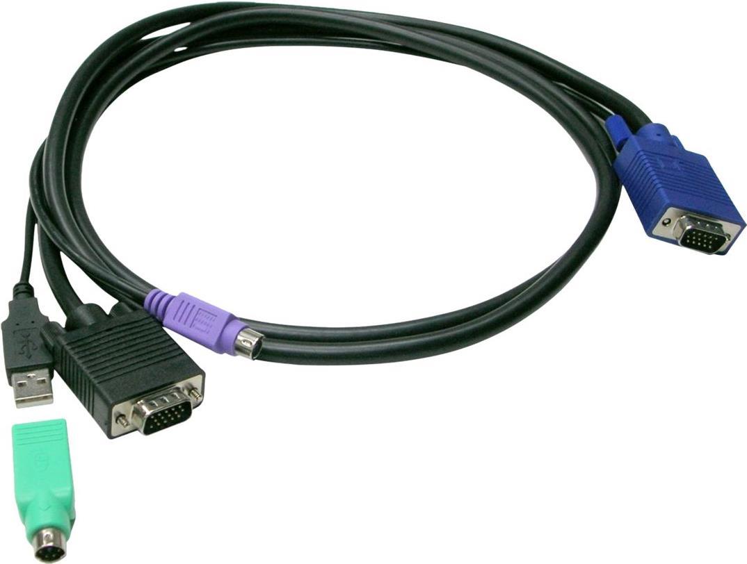 LEVELONE KVM Kabel ACC-3203 USB+PS/2 5,00m