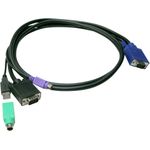 LevelOne KVM Kabel ACC-3203 USB+PS/2 5,00m (ACC-3203)