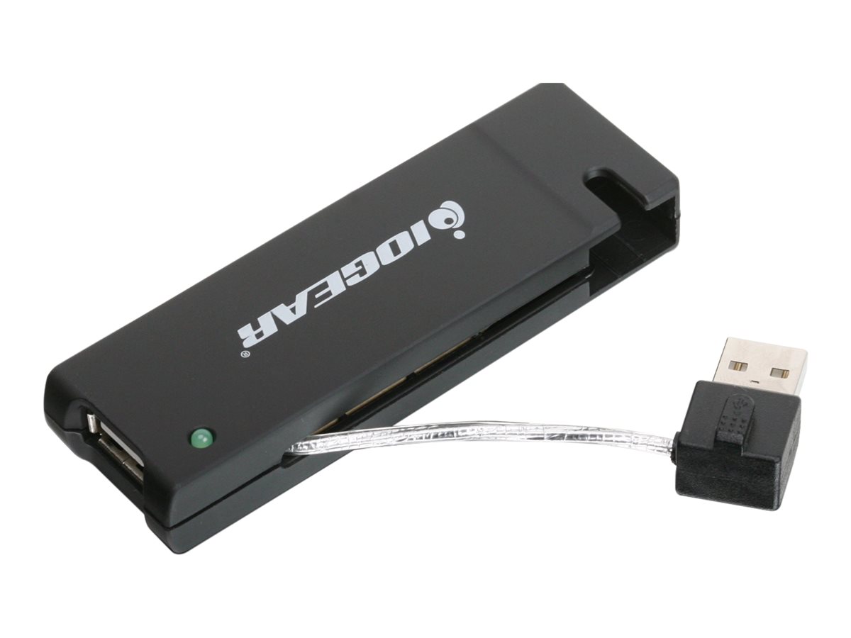 IOGEAR GUH285 4-Port USB 2.0 Hub Schwarz