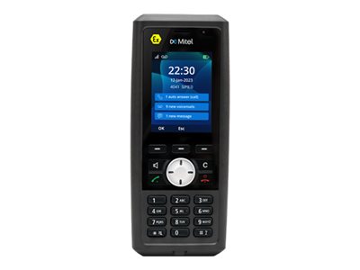 Mitel 742d Schnurloses Erweiterungshandgerät mit Ladeschale Schwarz