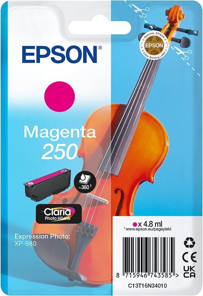 C13T16N34010 EPSON 250 XP Tinte magenta ST 360Seiten (C13T16N34010)