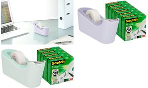 3M Scotch Tischabroller Multipack C18, lavendel stand- und rutschfest, passend für alle Rollenbreiten bis - 1 Stück (C18-6L)