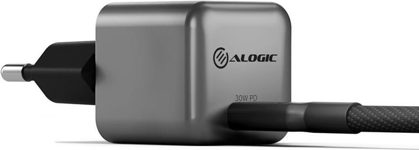 ALOGIC WCG1X30SGR-EU Ladegerät für Mobilgeräte Schwarz - Grau Indoor (WCG1X30SGR-EU)