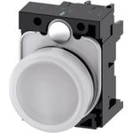 Siemens Meldeleuchte flach Weiß 230 V/AC SIRIUS ACT 3SU1106-6AA60-1AA0 1 St. (3SU1106-6AA60-1AA0)