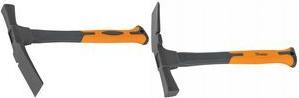 Bradas Maurerhammer, 600 g, anthrazit/orange, Länge: 335 mm Stiel aus Fiberglas, Stielbeschichtung aus rutschfestem TPR, - 1 Stück (DIY-HF4060)