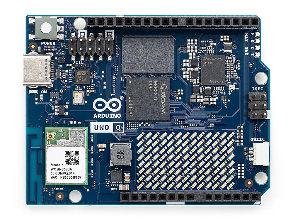 Arduino Uno Q Entwicklerboard 2 GB RAM 16 GB eMMC