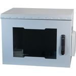 EFB-Elektronik 48,30cm (19") Wandgehäuse IP55, 16HE, Glastür, Tiefe 600 mm, RAL7035 Hersteller: EFB Elektronik (691716IP55.2G)