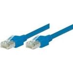 Dätwyler Patchkabel S/UTP, Cat 5e, blau, 3.0 m hochflexibel, mit Hirosesteckern TM11 (71903B)