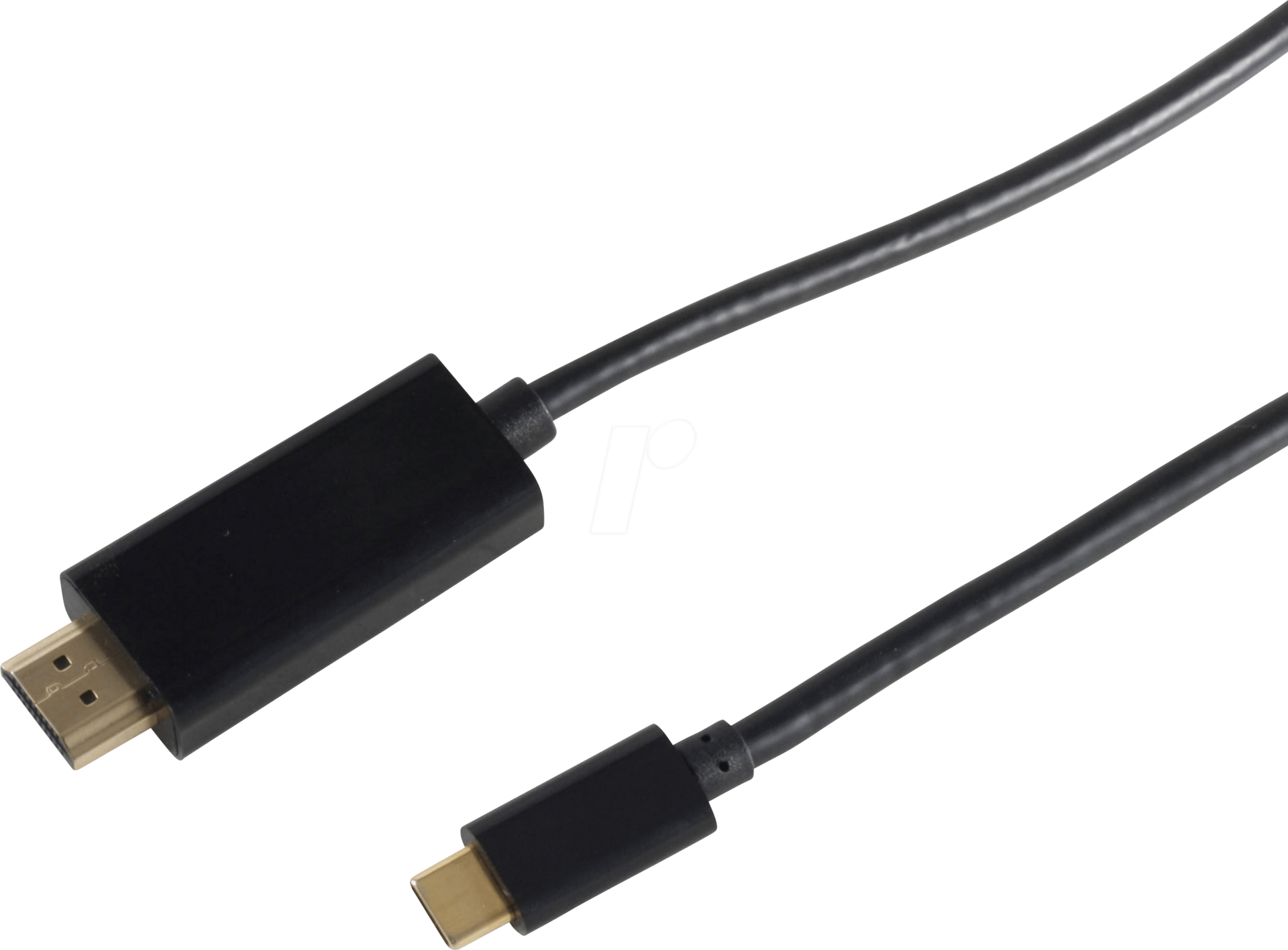 SHIVERPEAKS SHVP BS1056185 - HDMI A Stecker> USB 3.1 C Stecker 4K schwarz 1.8m - Digital/Daten HDMI-
