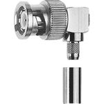 Telegärtner BNC-Kabelwinkelstecker Crimp G08 50 Ohm, löt/crimp, A0520, G08 (RD-316) - 1 Stück (J01000A0033)