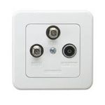 Schwaiger Einzeldose zwei SAT-ZF Anschlüsse 2 dB (DSE652531)