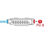 DeLOCK 89887 Drahtverbinder SATA Nickel - Gelb (89887)