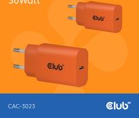 Club 3D Lifestyle Ladegerät USB-C 30Watt 2Stk orange retail (CAC-3023)
