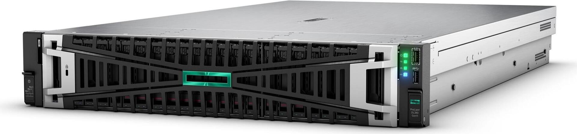 HPE ProLiant DL380 Gen11 Network Choice Server - 2U Rack - Intel Xeon Silver 4509Y 2.6 GHz - 32 GB RAM - 8x 2.5" Hot-Swap - Schwarz, Silber