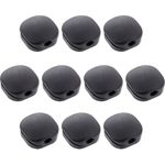 InLine 10er Pack Click Kabelmanager 1-Line - schwarz (59971M)