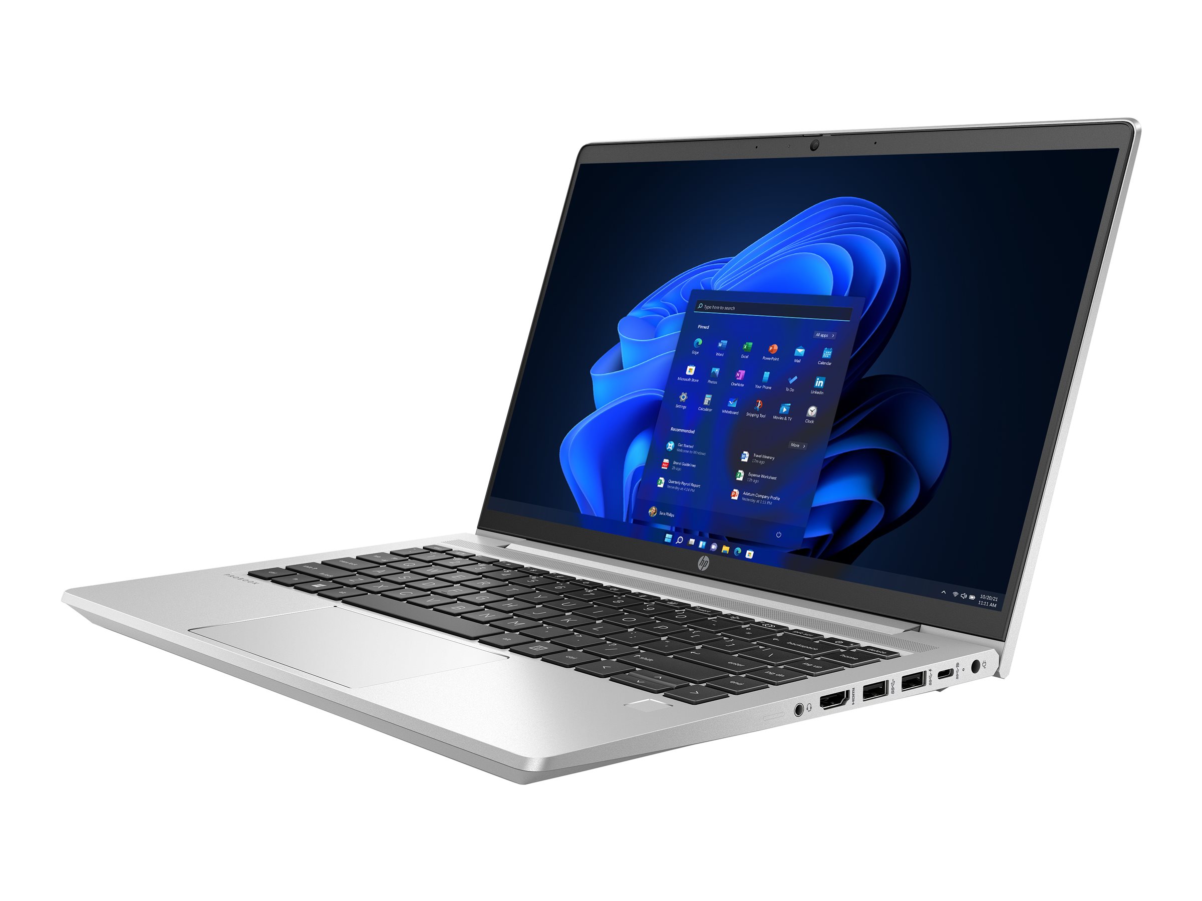 HP ProBook 445 G9 14" AMD Ryzen 5 5625U 8 GB RAM 256 GB SSD Silber