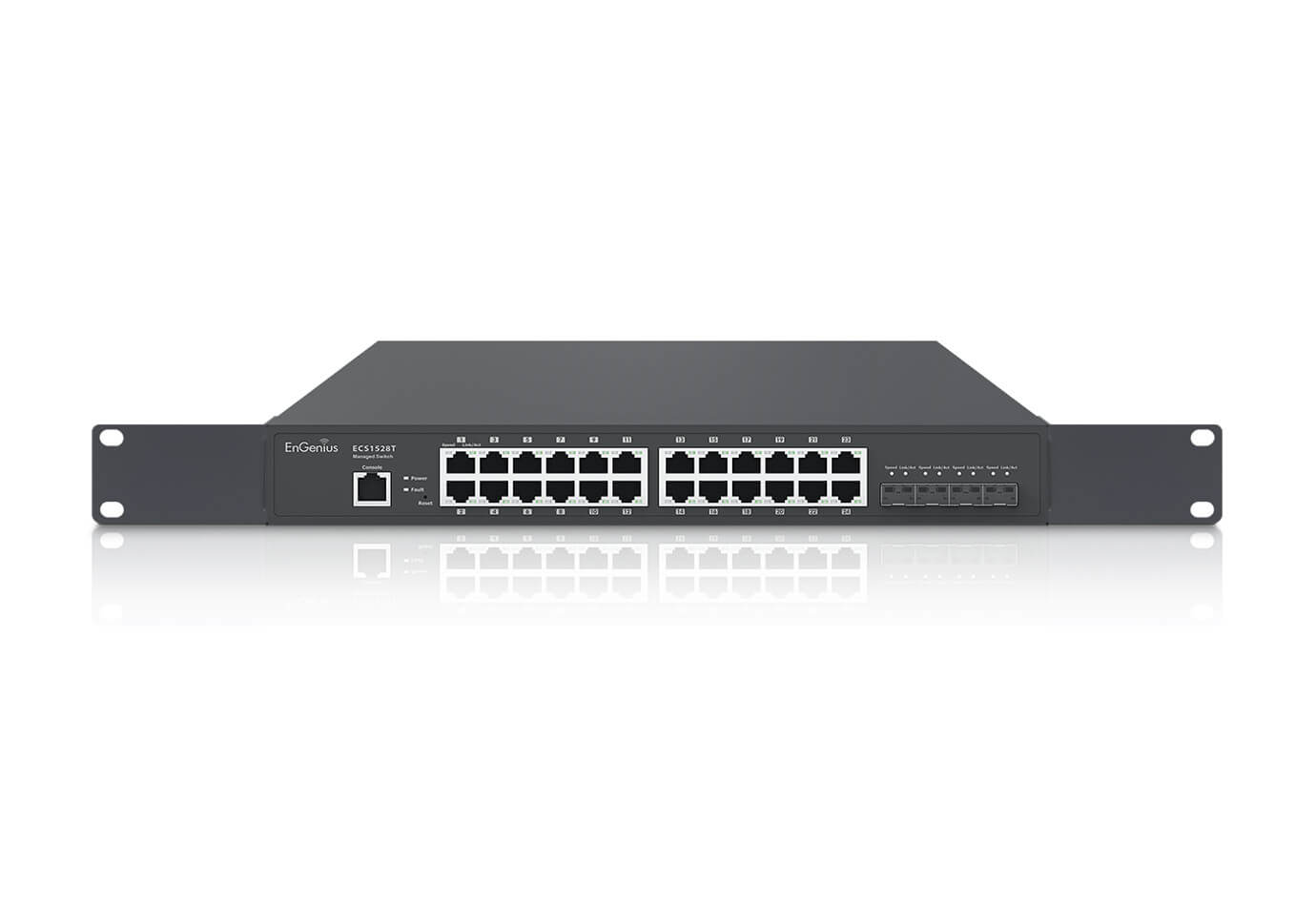 EnGenius ECS1528T Managed Switch L2/L3 28 Ports Schwarz