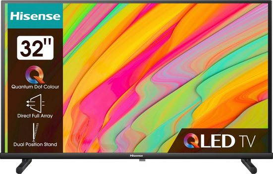 Hisense 32A5KQ LED-Fernseher - TV Smart (80 cm/32" , Full HD, Duale Positionierung, Full HD, Hisense QLED, VIDAA U6) [Energieklasse F] (20011577)