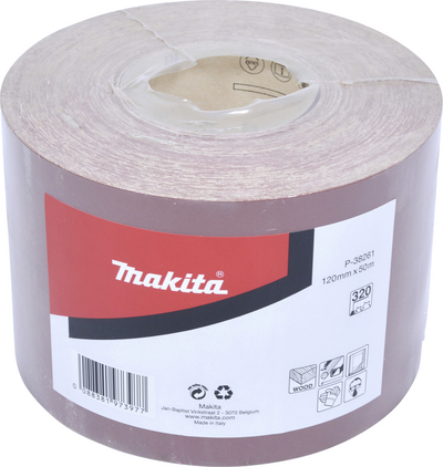 Makita Werkzeug GmbH Schleifpapierrolle 120mmx50m K320 P-38261