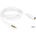 Delock Audiokabel mini-phone stereo 3,5 mm männlich zu mini-phone stereo 3,5 mm weiblich (84482)