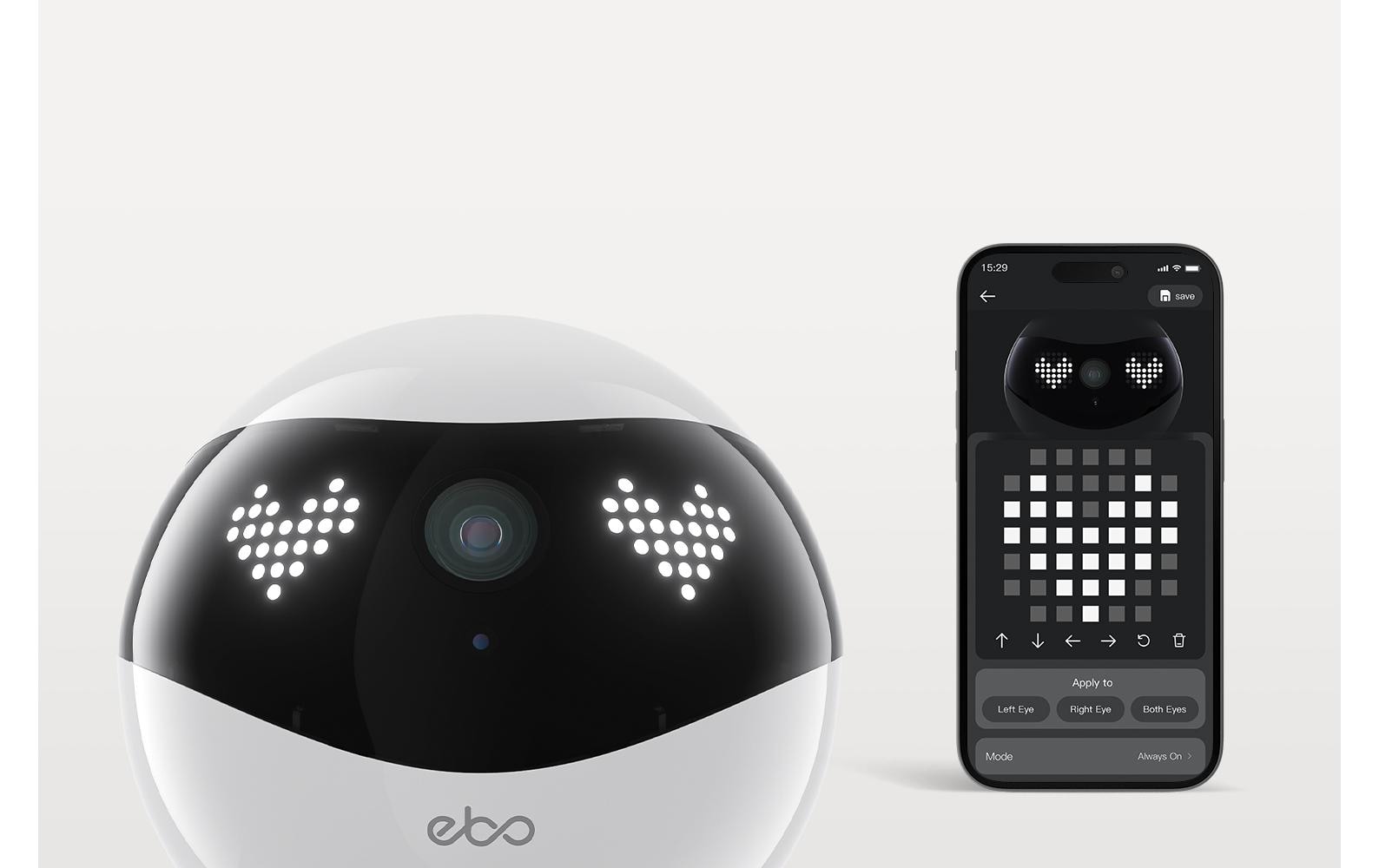 Enabot Ebo Ebo Air 2 3 MP Netzwerkkamera Weiß