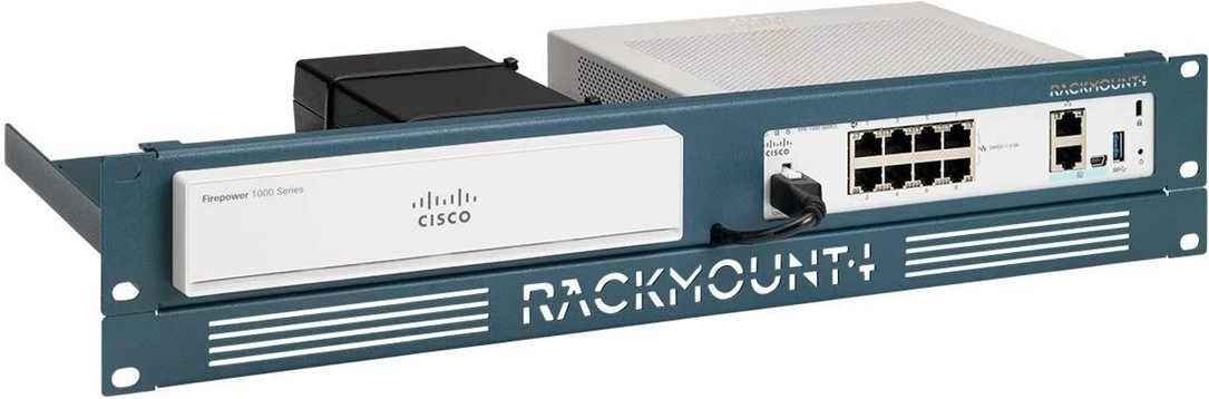 Rackmount.IT RM-CI-T8 19" 2U Rackmontagesatz für Cisco Firepower 1010 Schwarz