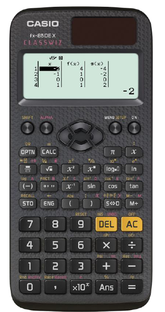 Casio ClassWiz FX-85DE X Wissenschaftlicher Taschenrechner 12 Ziffern Schwarz