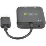 Audio-Extractor HDMI Stereo/Audio-Kanal 5.1 4K 3D Hersteller: Techly (IDATA-HDMI-VGA8)