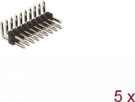 Delock Pin header (10-pin, pitch 2,54 mm) (66701)