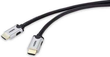 SpeaKa Professional HDMI Anschlusskabel 3.00 m verdrillte Paare Schwarz [1x HDMI-Stecker - 1x HDMI-Stecker] (SP-9063176)