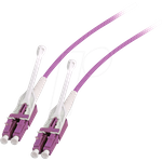 EFB-Elektronik Duplex Jumper LC-LC, OM4, 0,5m, ,mit Push/Pull Tab, austauschbare Polarität Hersteller: EFB Elektronik (DJP-LCLCOM4-UNI-0,5)
