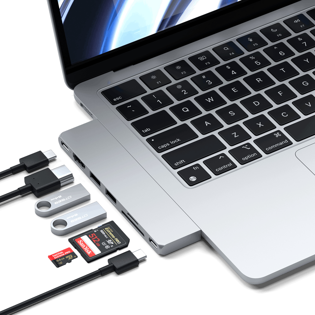 Satechi ST-HUCPHSS Dockingstation USB 3.2 Gen 2 Type-C Silber