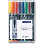 STAEDTLER Lumocolor Folienstifte-Set farbsortiert permanent 8 St. (313 WP8)