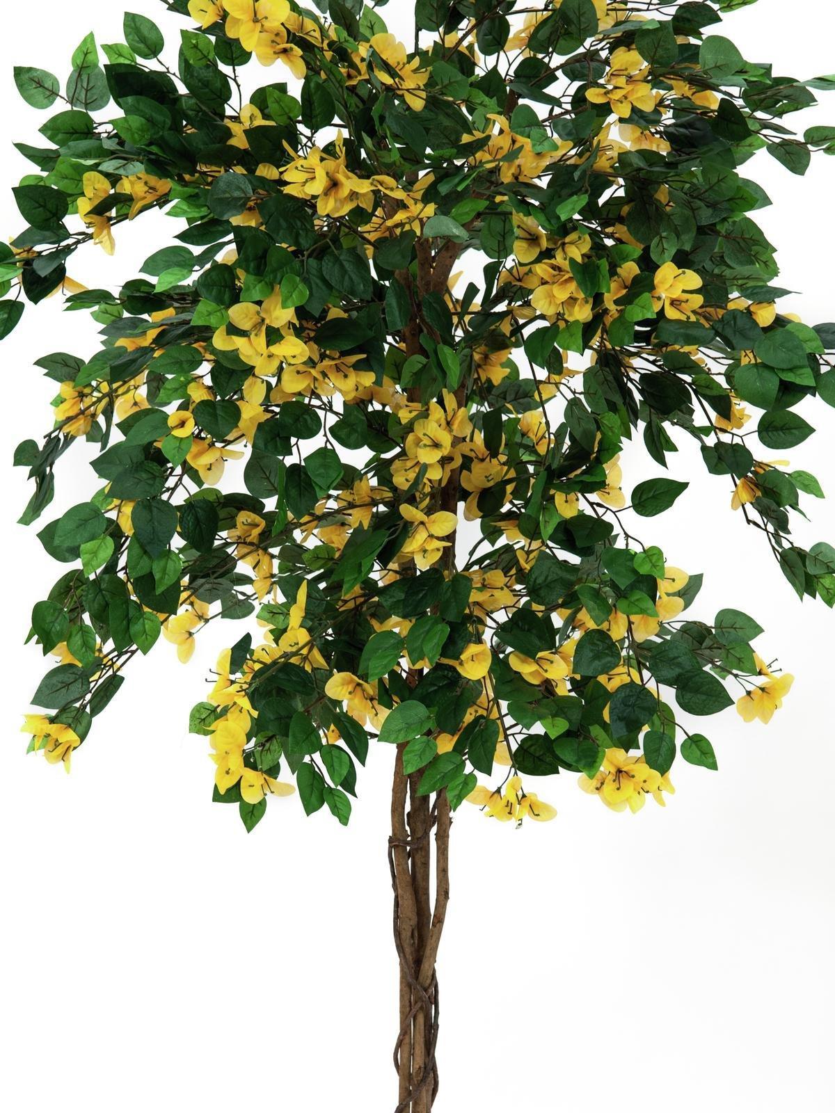 EUROPALMS Bougainvillea, Kunstpflanze, gelb, 150cm (82507070)