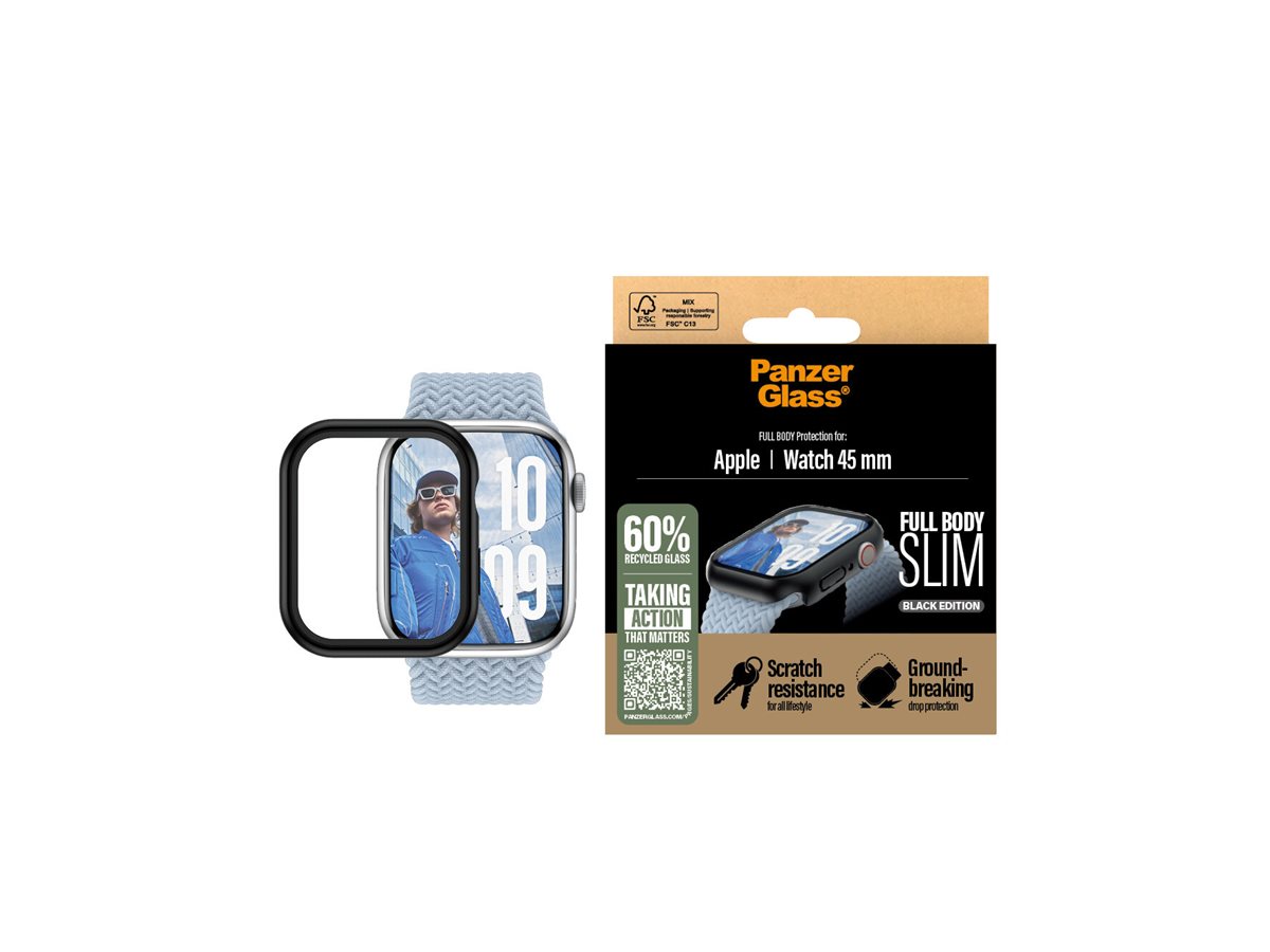 PanzerGlass Snappie Full Body Slim Schwarz Apple Watch Series 10 46mm
