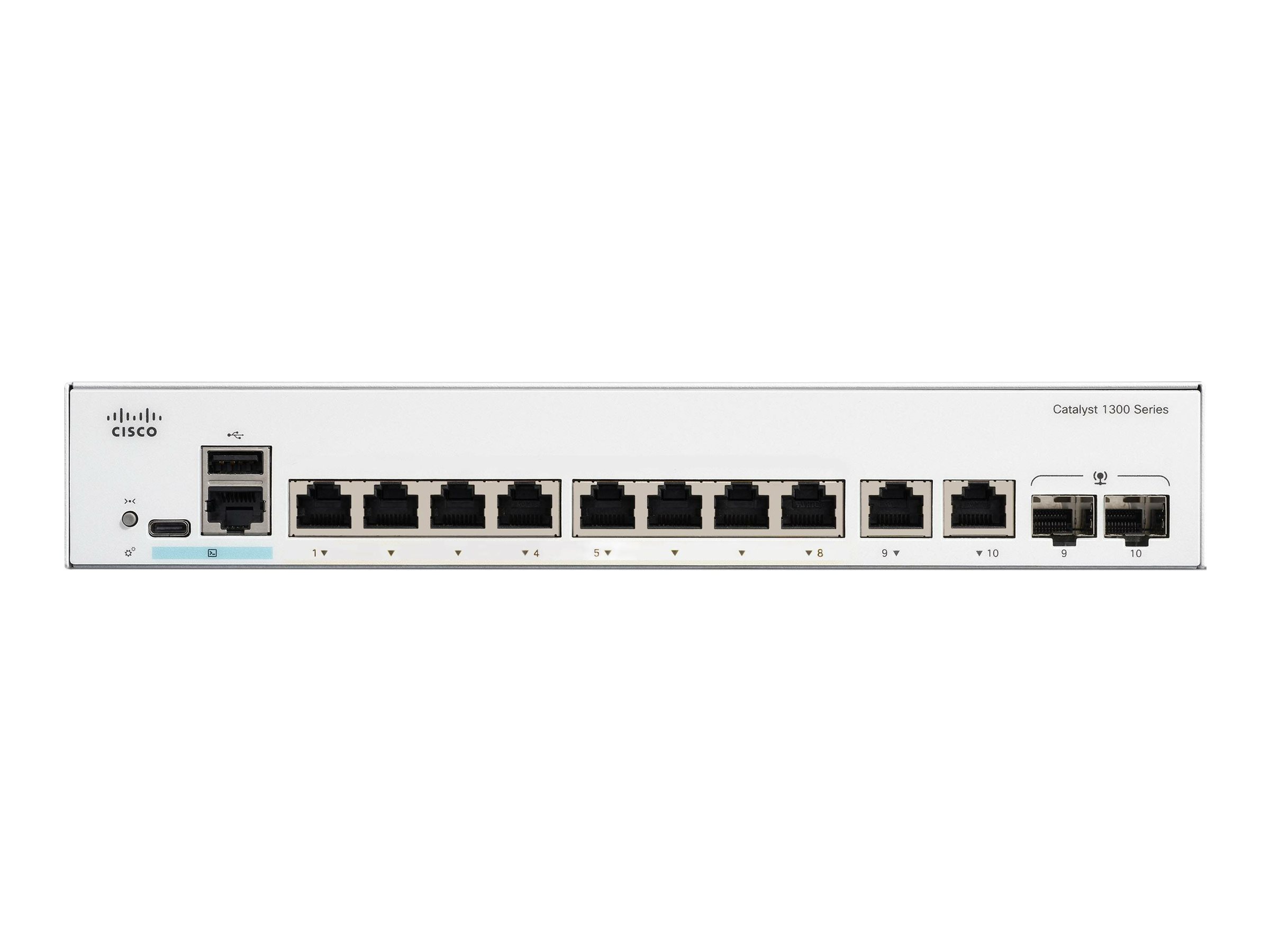 Cisco Catalyst 1300-8T-E-2G L3 Managed Switch 8 Ports Grau
