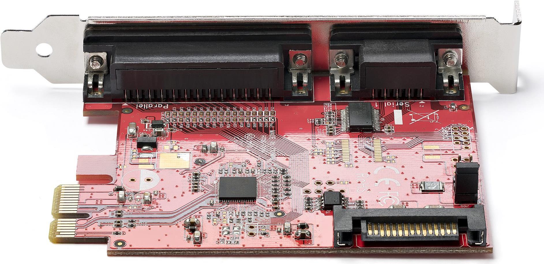 STARTECH.COM PCIe-Karte mit serieller und paralleler Schnittstelle - PCI-Express-Kombi-Adapterkarte