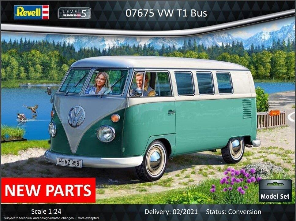 Revell RV 1:24 VW T1 Bus 1:24 Modellbus (07675)