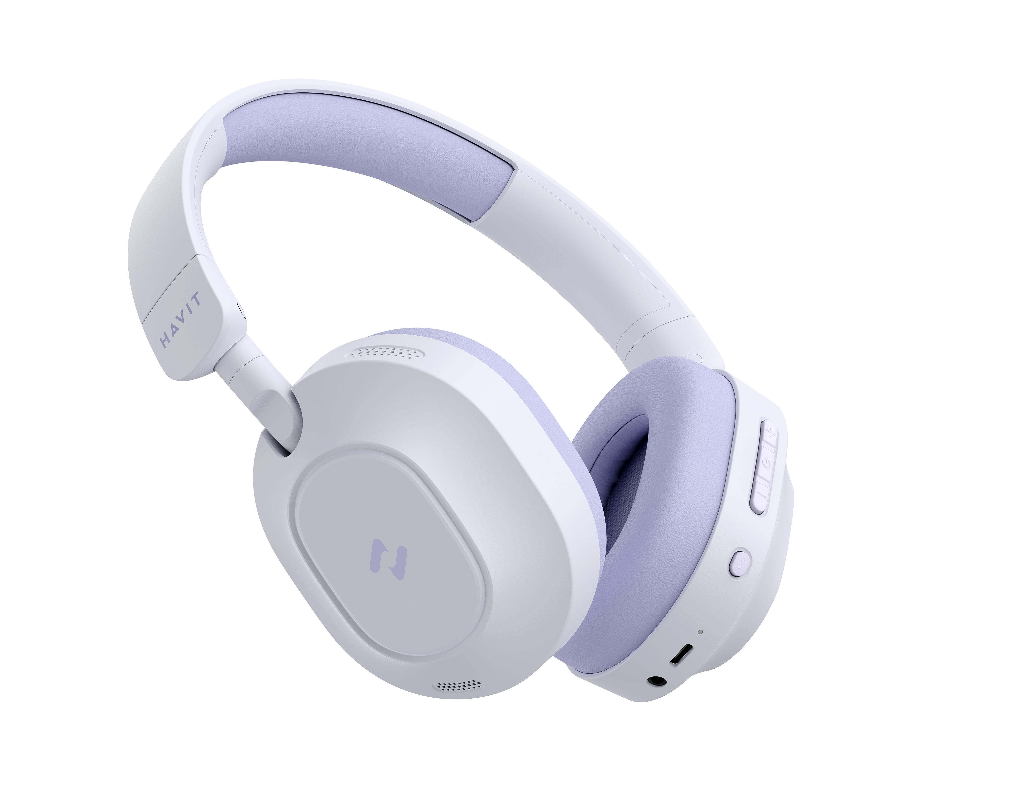 HAVIT H668BT Bluetooth Kopfhörer mit ANC 80 h Violett