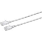 Microconnect W125628002 Netzwerkkabel 10 m Cat6a U/UTP (UTP) Weiß (V-UTP6A10W-SLIM)