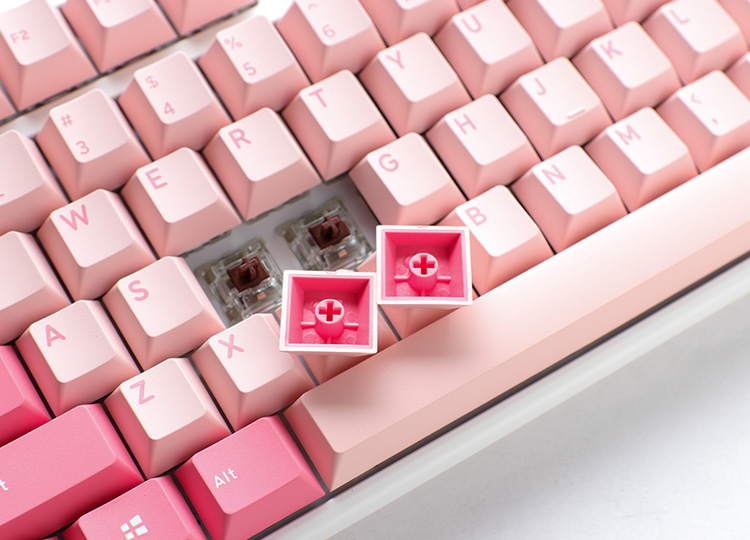 Ducky One 3 Gossamer TKL MX-Red Pink